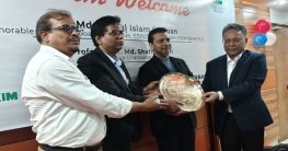 চাঁপাইনবাবগঞ্জে ইবিএইউবি নতুন উপাচার্যকে সংবর্ধনা